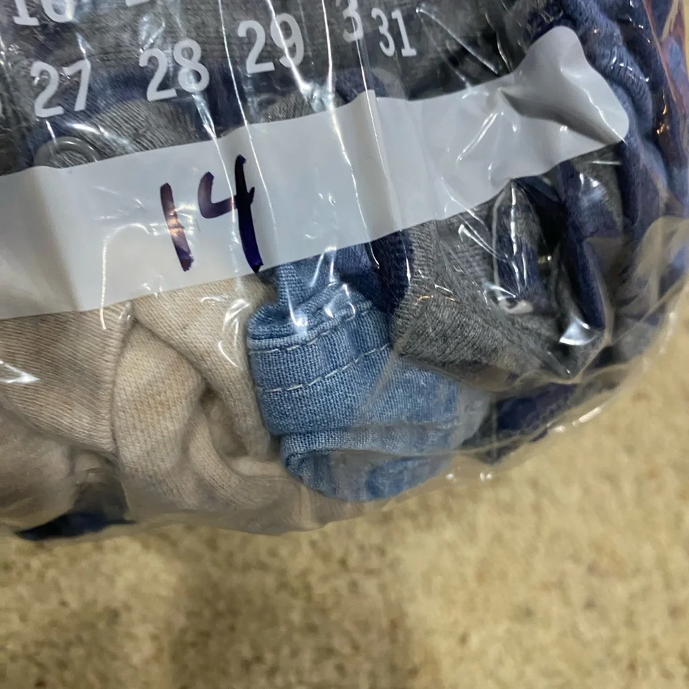 OshKosh B'gosh Blue Denim Romper with 2 other long sleeves-15